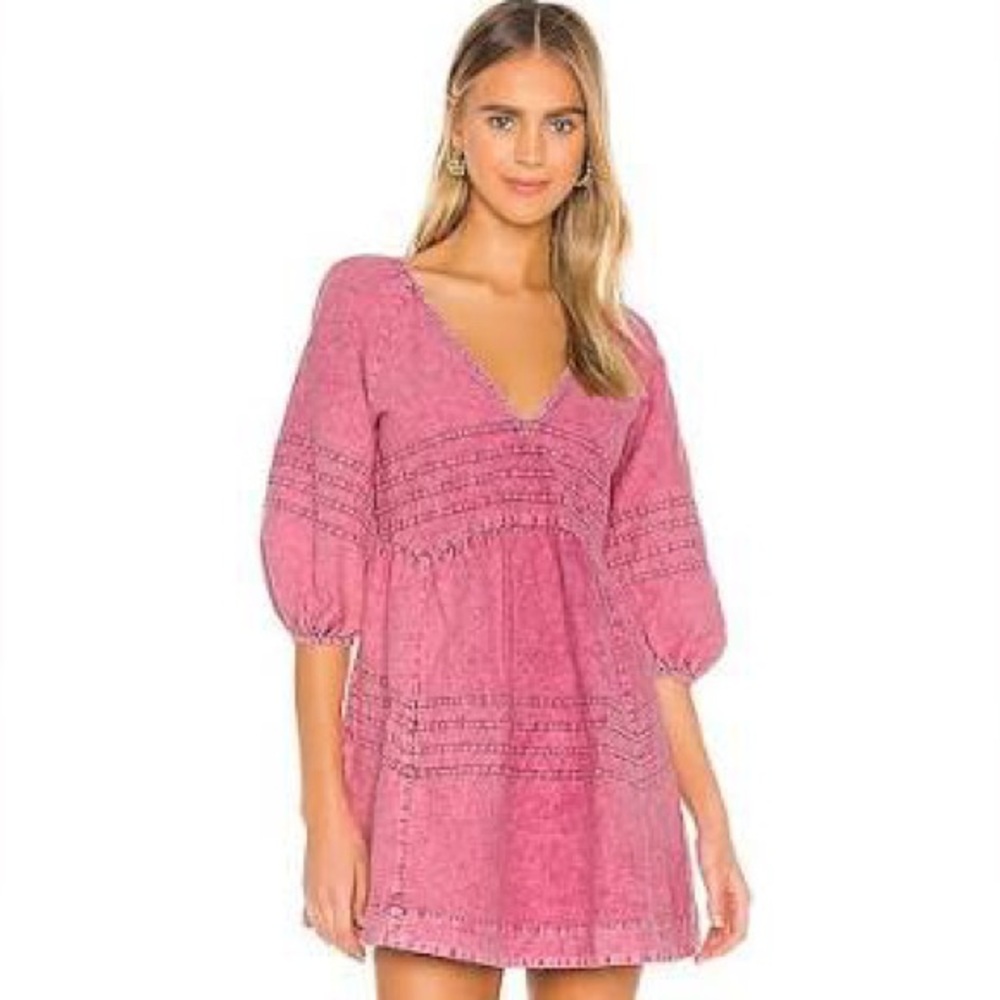 Free People “Sweet Surrender” V-Neck Women's Tunic Dress